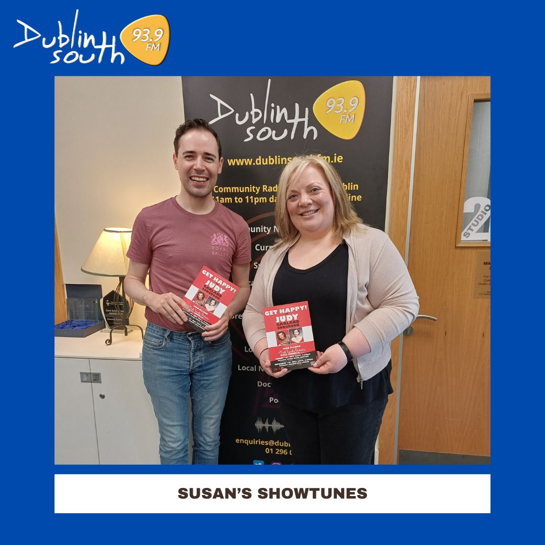 Dublin South FM (@dublinsouthfm) on Twitter photo Listen back to Susan's Showtunes:
mixcloud.com/DublinSouthFMC…
Susan is joined by <a href="/niallkinsella/">Niall Kinsella</a>, chatting all things musicals and Judy Garland ahead of Niall's show "Get Happy! The Judy Garland Songbook" in <a href="/NCH_Music/">National Concert Hall</a> on July 19th.
Info and ticket booking: nch.ie/all-events-lis… Listen back to Susan's Showtunes:
mixcloud.com/DublinSouthFMC…
Susan is joined by <a href="/niallkinsella/">Niall Kinsella</a>, chatting all things musicals and Judy Garland ahead of Niall's show "Get Happy! The Judy Garland Songbook" in <a href="/NCH_Music/">National Concert Hall</a> on July 19th.
Info and ticket booking: nch.ie/all-events-lis…