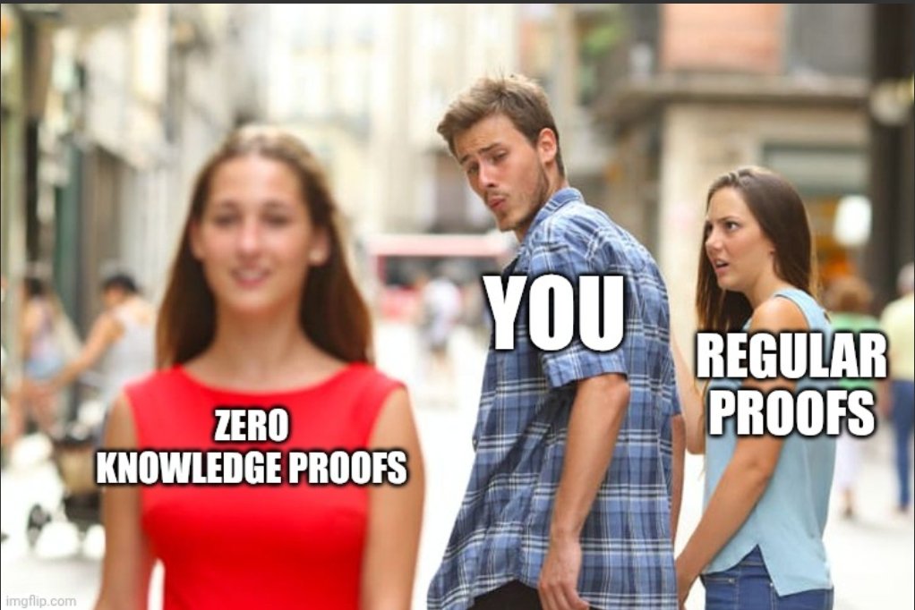 BhupendraHash_'s tweet image. • What are Zero knowledge proofs?
Zero knowledge proofs let you prove something is true without revealing details
In case of Blockchains ZKPs let you verify if a transaction is valid without revealing sender, receiver & amount
• Will ZK-VMs replace EVM?
ZK-VMs will be EVM…