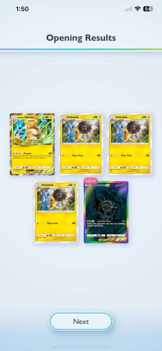 KippyKyteVT's tweet photo. If I had a nickel for every time I received 3 of the same card and then a rainbow card, I’d have two nickels. Which isn’t much but it’s weird that it happened twice https://t.co/MiZKgVVfJm