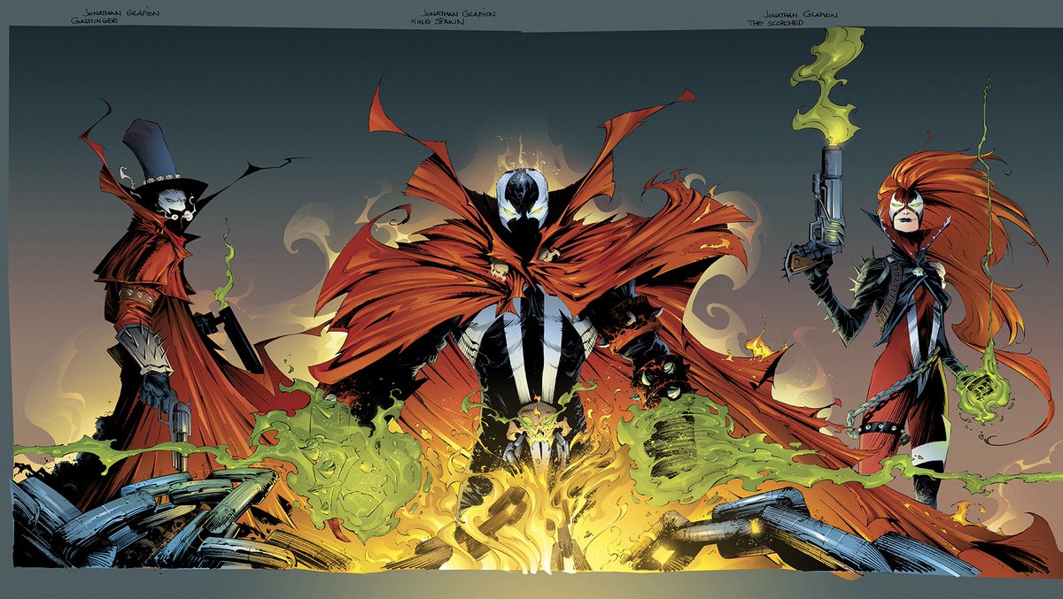 jonathanglapion's tweet image. My @Comic_Con exclusive connected covers for @Todd_McFarlane
Honored to be a part of this!!