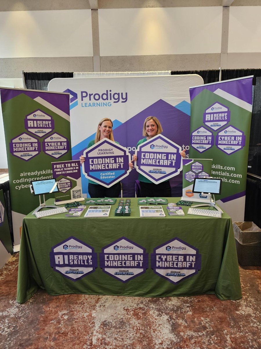 🚨 Computer Science, IT and Technology Educators in North Carolina, join us this week at a very exciting CTE Summer Conference from 14th - 17th July! Want to learn how you can deliver Coding in Minecraft computer science credentials in your classroom for free?

Join us across the