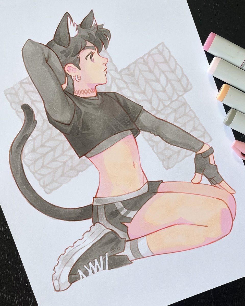 meow ⓛ ω ⓛ
a catboy to brighten our day