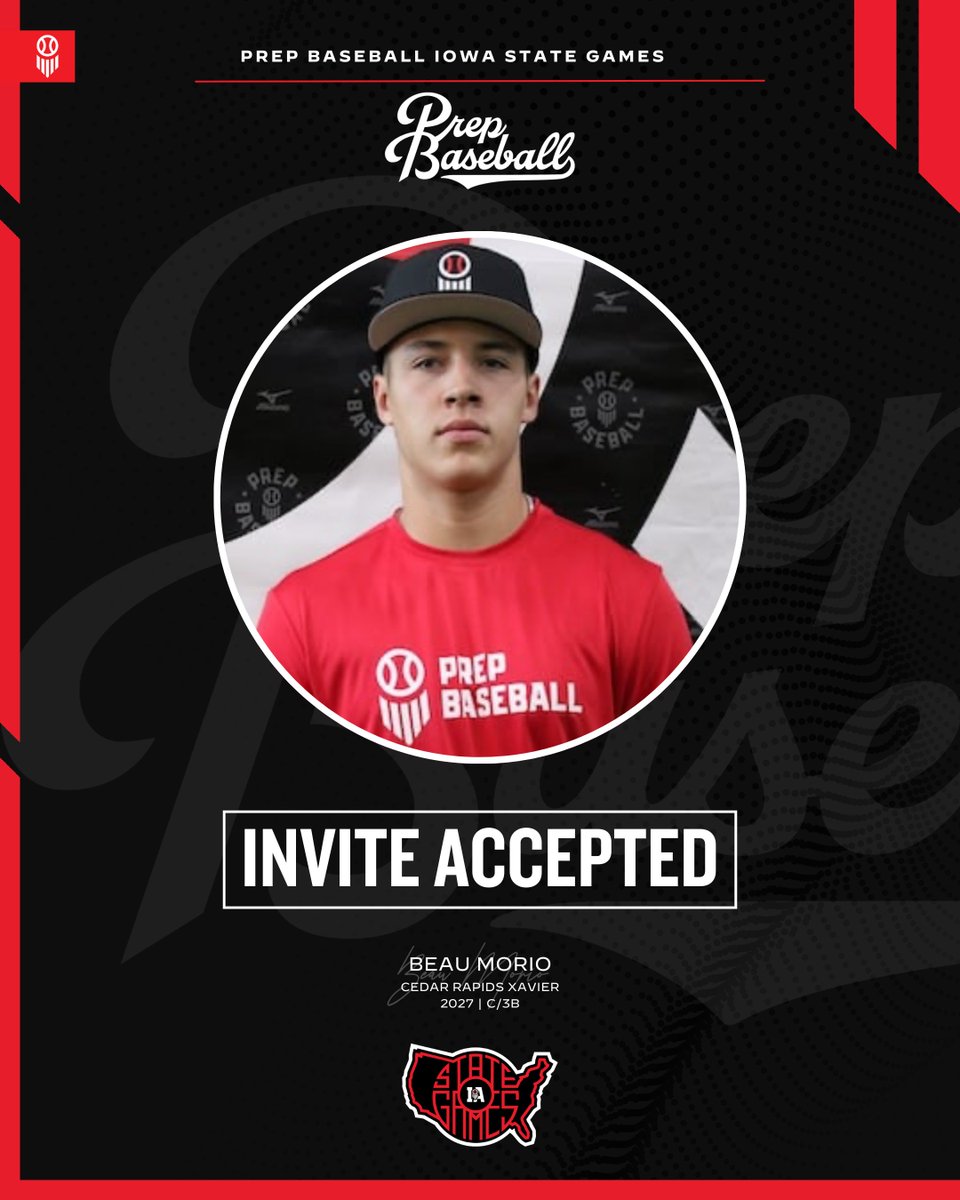 Prep Baseball Iowa (@prepbaseballia) on Twitter photo ๐๐ผ๐๐ฎ ๐ฆ๐๐ฎ๐๐ฒ ๐๐ฎ๐บ๐ฒ๐: ๐๐ฏ๐ท๐ช๐ต๐ฆ ๐๐ค๐ค๐ฆ๐ฑ๐ต๐ฆ๐ฅ โ
Beau Morio | <a href="/MorioBeau/">Beau Morio</a>
โน๏ธ 2027, C/3B, Cedar Rapids Xavier
๐ค loom.ly/jXs1O8c
Who's Next?! โคต๏ธ
loom.ly/D606Qbo ๐๐ผ๐๐ฎ ๐ฆ๐๐ฎ๐๐ฒ ๐๐ฎ๐บ๐ฒ๐: ๐๐ฏ๐ท๐ช๐ต๐ฆ ๐๐ค๐ค๐ฆ๐ฑ๐ต๐ฆ๐ฅ โ
Beau Morio | <a href="/MorioBeau/">Beau Morio</a>
โน๏ธ 2027, C/3B, Cedar Rapids Xavier
๐ค loom.ly/jXs1O8c
Who's Next?! โคต๏ธ
loom.ly/D606Qbo