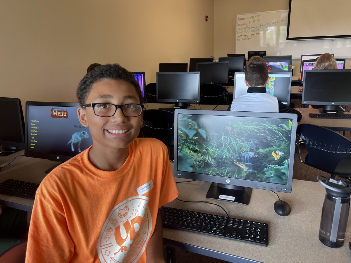 That’s a wrap on UD for Kids – and what a blast it was!

Over 200 campers dove into fan-faves like Pasta Perfection and Weaving Wonders plus awesome new classes including RoboCoders and Virtual World Designs.

Until next summer☀️