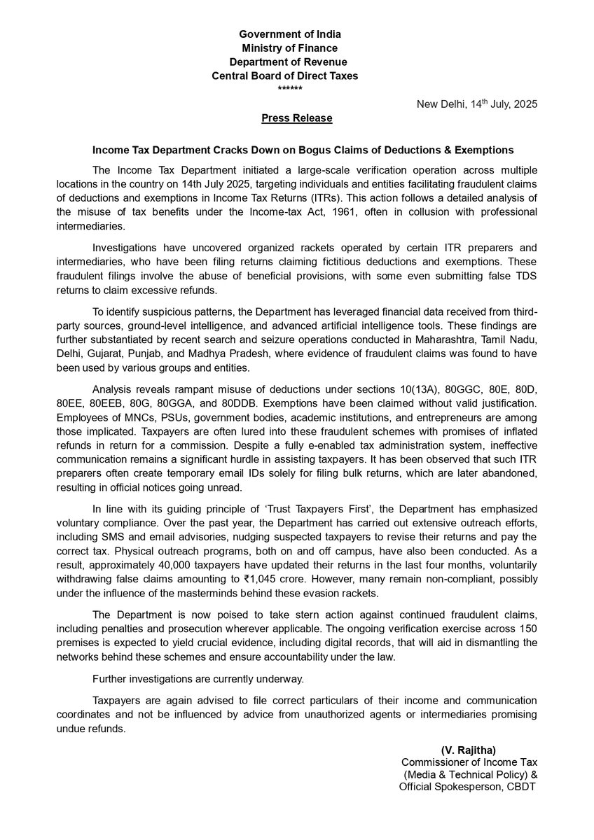 So basically, Income Tax Department wants honesty &amp; sincerity from taxpayers...

While:
    1.31.2% Income Tax
    2.5-28% GST 
    3.18% GST even on insurance &amp; essentials
    4.Parents looted by private schools for nursery
    5. Healthcare costs in lakhs

And still no clarity