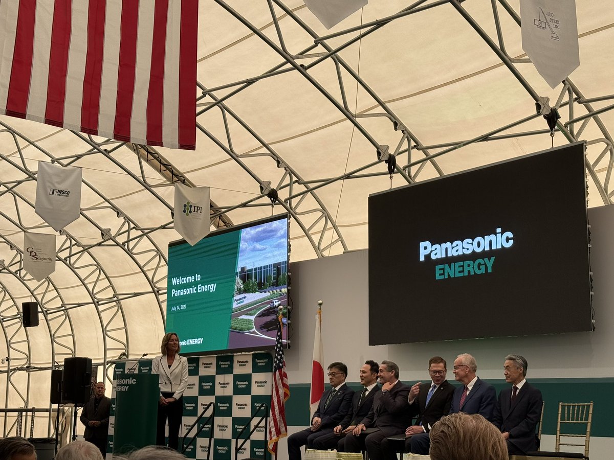 It was an honor to attend the grand opening ceremonies for Panasonic this morning. This is the largest private economic development project in the state’s history. Seeing the 4.7 million square foot building in person was an amazing experience.