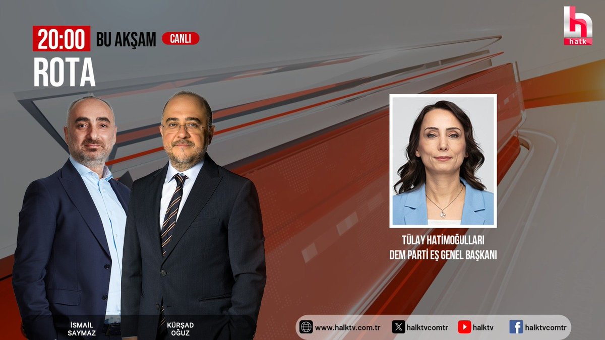 Halk TV (@halktvcomtr) on Twitter photo 📍DEM Parti Eş Genel Başkanı <a href="/TulayHatim/">Tülay Hatimoğulları</a> Halk TV’de...
📌Yeni ‘Çözüm Süreci’nde hangi ittifak?
📌Vatandaşlık tartışmalarında Osmanlı formülü mü?
📌Kürt meselesi demokrasi olmadan çözülür mü?
📌Süreçten Erdoğan ne bekliyor, Bahçeli ne bekliyor?
Gazeteciler <a href="/kursadoguz/">Kürşad Oğuz</a> ve 📍DEM Parti Eş Genel Başkanı <a href="/TulayHatim/">Tülay Hatimoğulları</a> Halk TV’de...
📌Yeni ‘Çözüm Süreci’nde hangi ittifak?
📌Vatandaşlık tartışmalarında Osmanlı formülü mü?
📌Kürt meselesi demokrasi olmadan çözülür mü?
📌Süreçten Erdoğan ne bekliyor, Bahçeli ne bekliyor?
Gazeteciler <a href="/kursadoguz/">Kürşad Oğuz</a> ve