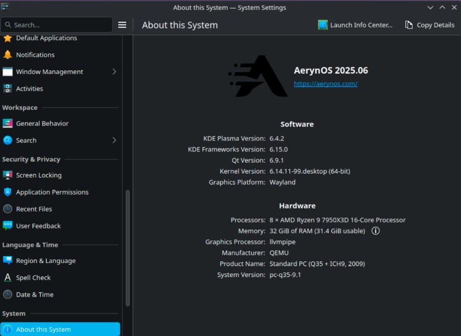 AerynOS_Linux's tweet image. In the last few weeks, we have gotten KDE Plasma sessions up and running on AerynOS. The session is mostly there but still needs a lot more testing

#Linux #KDEPlasma #linuxdesktop #desktopenvironment #aerynos
