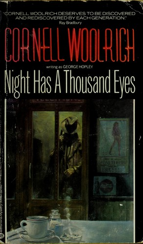 CornellWoolrich's tweet image. My novel NIGHT HAS 1000 EYES, originally published in 1945, appeared in abridged form (as by "George Hopley") in the March 23, 1946 issue of Liberty magazine. A woman despairs that a clairvoyant has ordained her father will die at midnight; a police investigation ensues.