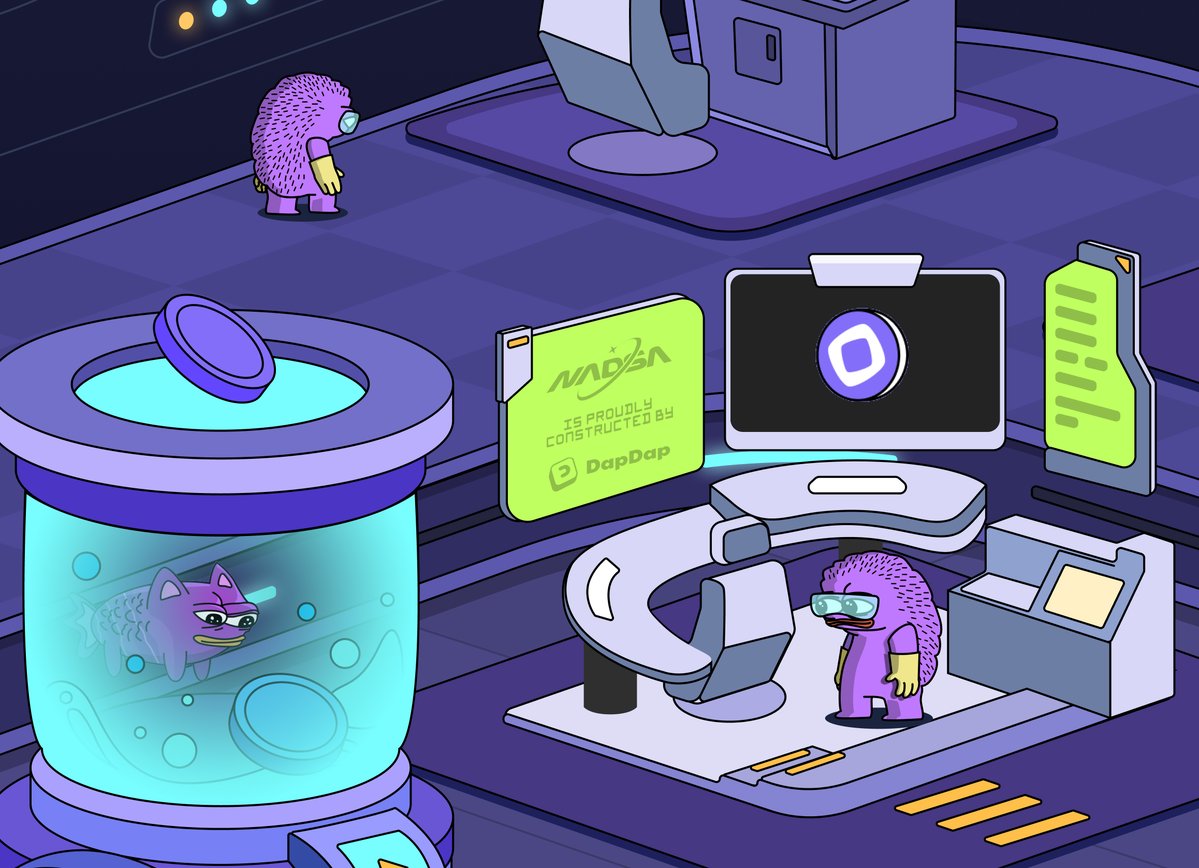 DapDapMeUp's tweet image. For weeks, the @0xNADSA One Station has silently hovered above @monad_xyz - onboarding crew, distributing codes, calibrating modules.
Today, the mystery lifts: NADSA was proudly constructed by the DapDap team.
nadsa.space