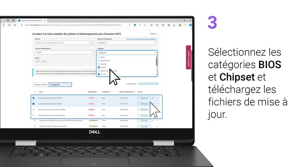 💻 Mettre à jour le #BIOS et le #Chipset peut aider à résoudre de nombreux problèmes courants. 
Notre FAQ peut vous aider à trouver ce dont vous avez besoin.
➡️ dell.com/support/kbdoc/… ⬅️ 
Cliquez sur J’aime si vous appréciez ce contenu ! #DellAstuces
