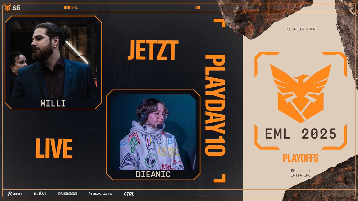 Diese zwei bezaubernden Menschen leiten euch jetzt durch den ersten Tag der #EML Playoffs!
🎙️ <a href="/MilliTheKid_/">MilliTheKid</a>  &amp; <a href="/dieanic/">Dieanic</a> 

Also einschalten und genießen!