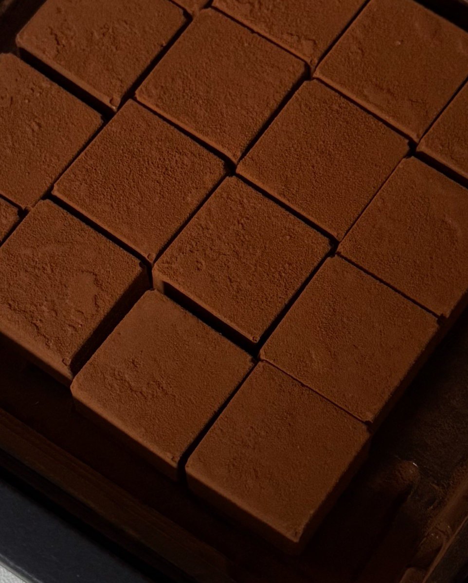 ขอป้ายยาของกินฮีลใจหน่อยนะ มัน made my day มากๆ 🍫🤎✨ 70% Cocoa nama chocolate ของร้าน GASM เป็นชอคโกแลตที่แบบโคตรรรฟินมากกกกๆๆๆๆ แบบฮือ เนื้อแน่นแต่นุ่ม ละลายในปากกำลังดี แช่เย็นนิดๆ อร่อยแบบมากๆๆ เป็น dark chocolate แบบไม่ติดขมเกิน ไม่ติดเปรี้ยว 

3-4