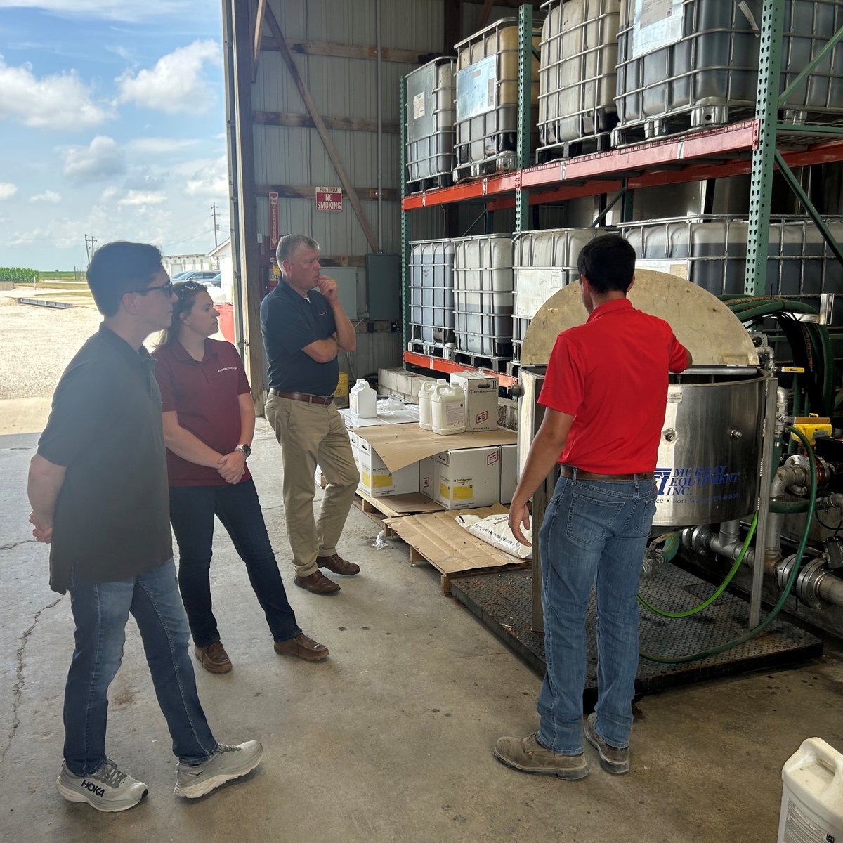 Thank you to IL State Senator Steve McClure (Dist. 54) for visiting our Macon location! John Tuttle (Evergreen FS CEO), Ryan Galloway (Location Manager), &amp; Grace Honeyman (Crop Specialist) enjoyed providing a tour of the facility while discussing agriculture in Illinois. #FSProud