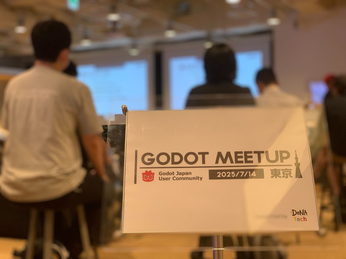 DeNAxTech's tweet image. DeNA 渋谷オフィス 40F ラウンジにて、
Godot Meetup Tokyo Vol.5を開催中!
#GodotMeetupTokyo
懇親会も盛り上がっていきましょう!
godot-jp.connpass.com/event/357149/