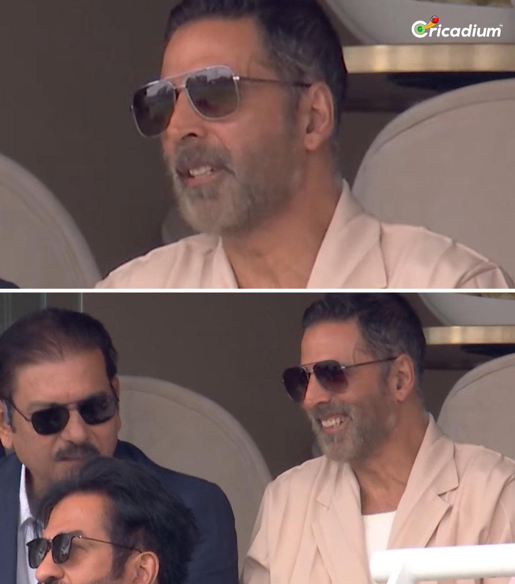 🎥 Akshay Kumar spotted at Lord’s!

Cheering for 🇮🇳 in the big clash – #INDvsENG 🏏
Bollywood meets cricket at the Home of Cricket! 🙌

📸 Jio Hotstar 

#AkshayKumar #Lords #CricketVibes #INDvENG