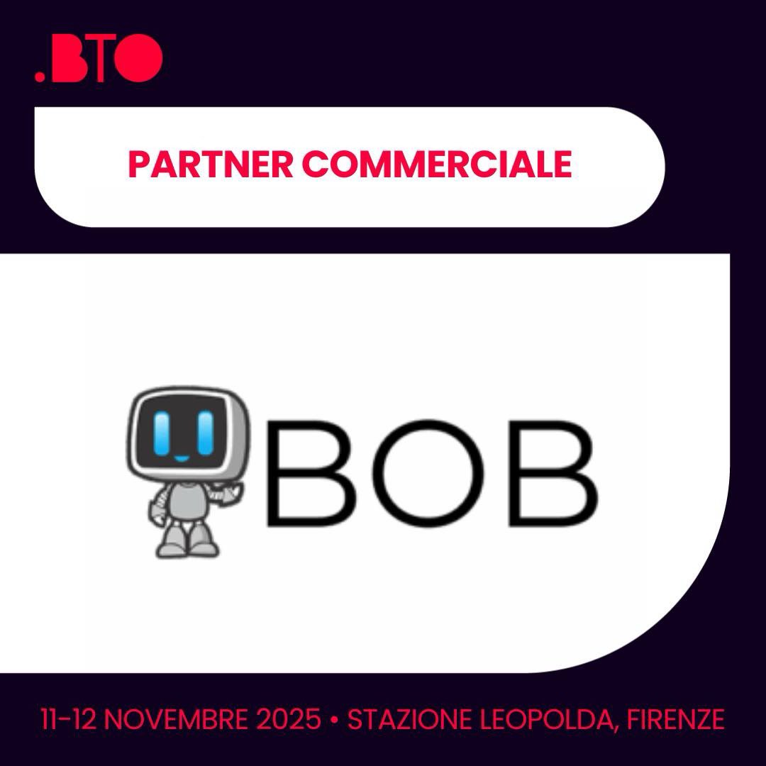 🙌 BOB Robotics partner di #BTO2025! 
Anche nel 2025 a BTO BOB ROBOTICS Srl, azienda innovativa da sempre impegnata nello sviluppo di soluzioni altamente tecnologiche ed orientate all’evoluzione basata sull’intelligenza artificiale.

Scopri di più 👉 bto.travel/espositori/bob…