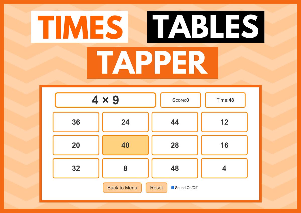 PrimaryMathsHub's tweet image. 🧡 Primary Maths Hub 🧡 has a library of free, interactive teaching tools
🖥 Perfect for use on interactive whiteboard for daily use.
🧡 Free for everyone, no sign up required.
🧠 Counting, Times Tables, Place Value and more.
Where? 📍🌏 primarymathshub.com/teachingtools/
#primarymaths