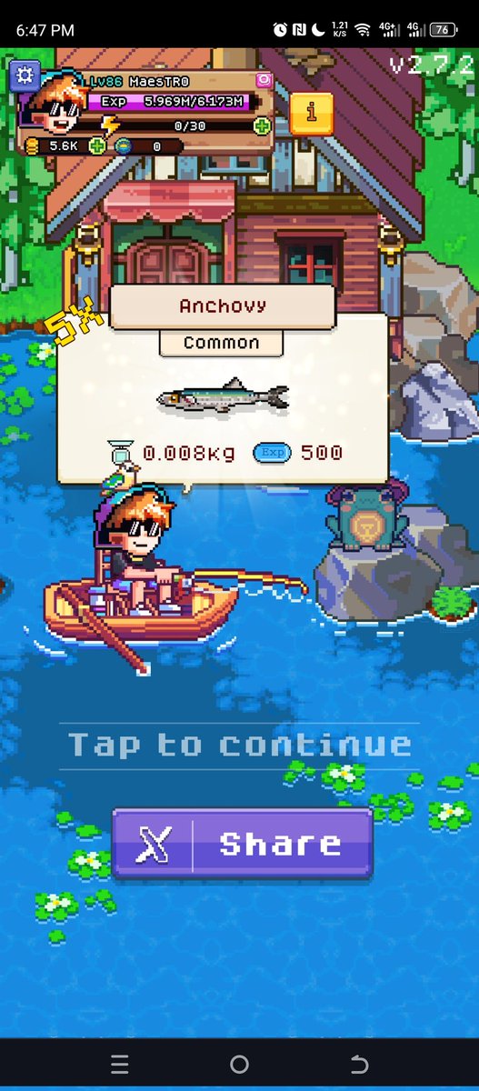 Yeah, even the name of this fish is sounds small😅

The fish of the day.
5x common Anchovy 

<a href="/FishingFrenzyCo/">Fishing Frenzy</a>