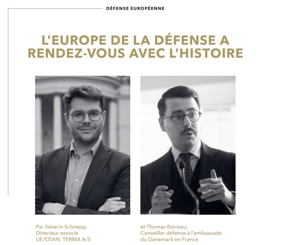 Confront_Europe's tweet image. 🇪🇺Dans la revue n°140 de Confrontations Europe, retrouvez l'article "L'Europe de la défense a rendez-vous avec l'Histoire" de Séverin Schnepp et Thomas Barreau.
📖 Lire la revue : confrontations.org/leurope-de-la-…
#DéfenseEuropéenne #Revue140 #UnionEuropéenne #Sécurité #Stratégie