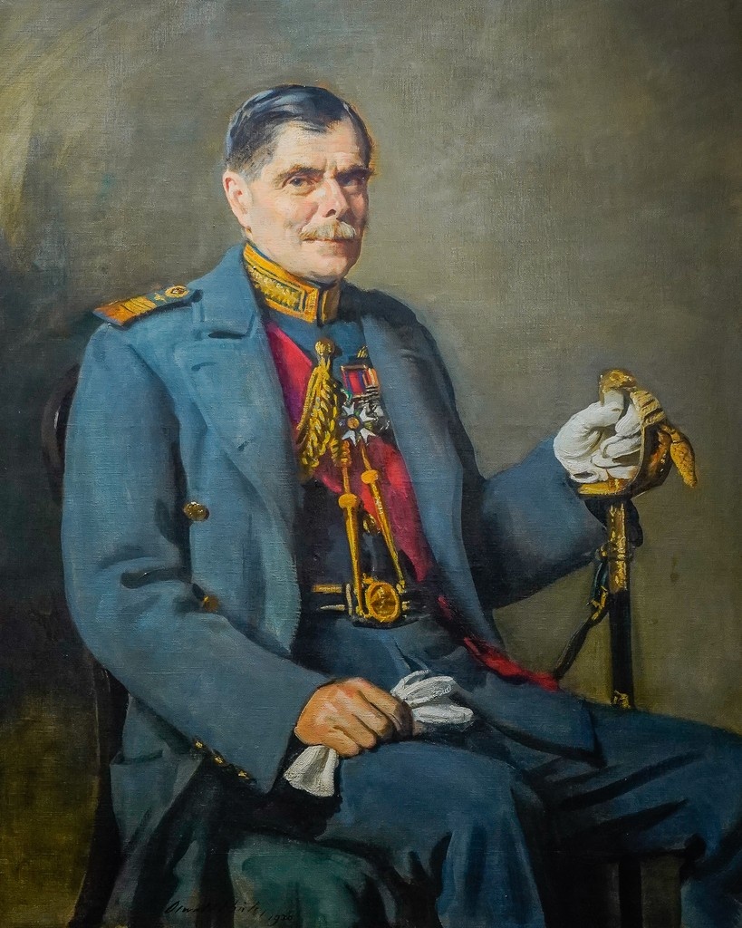 TheRAFClub's tweet image. Portrait of Lord Trenchard by Sir Oswald Birley
Trenchard is widely regarded as the "Father of the Royal Air Force", although he is known to dislike the reference, believing that Lieutenant General Sir David Henderson, KCB KCVO DSO, better deserved the accolade.