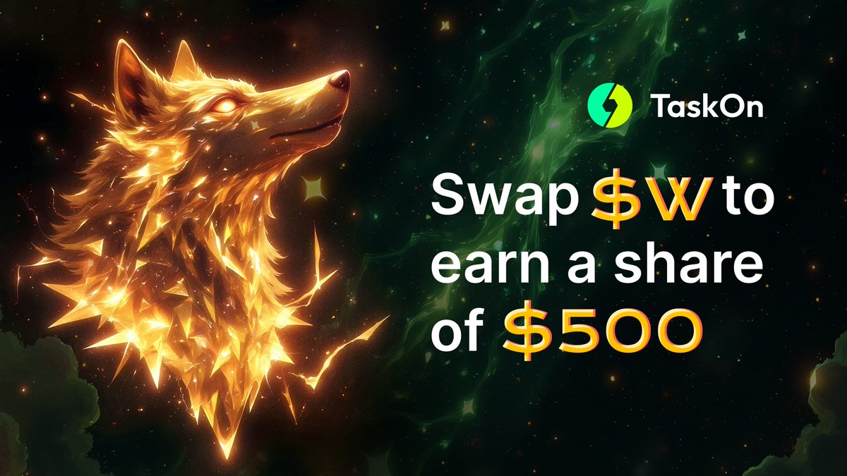 W_coin_1's tweet image. 💰 Easy Swap, Generous Rewards!
Swap at least 10 USDT worth of $W on BNB Smart Chain (BSC)
to join @taskonxyz and share a $500 prize pool!
✅ Simple process, fast settlement, and tons of rewards!
🔗 Join now:taskon.xyz/chainearn?acti…