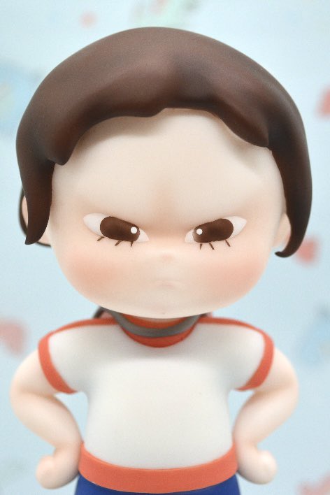 mint_saboten's tweet image. オリジナルキャラ「ぷん!」
なんだか分からないけど本人は一生懸命怒ってるという小さい子特有のやつをフィギュアにしました
何に怒ってるのかな〜かわいいね
ワンフェス2025夏 4-16-6にて展示いたします😠
#WF2025S