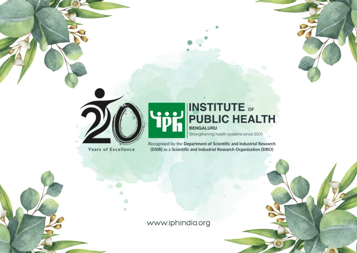 This August, Institute of Public Health, Bengaluru completes 20 years—two decades of learning, collaboration and action in public health since our founding in 2005.⁠
As we mark this milestone, we’re taking a moment to look back, celebrate the journey and share stories that have