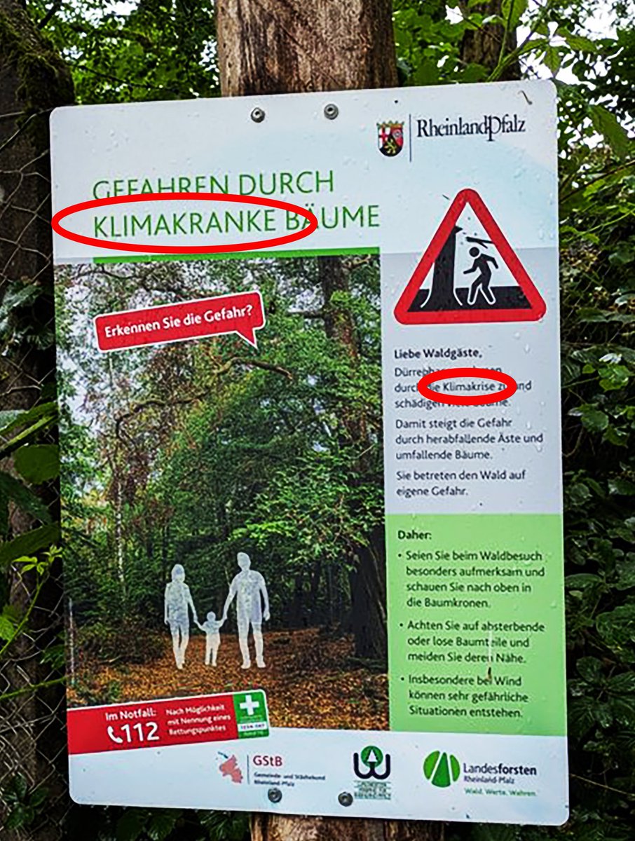 squinkbk's tweet image. Ideologische Propaganda im WALD.
Das ist seit Langem das Dümmste, was Waldbesuchern von Klimabeamten zugemutet wird!
Man kann doch wohl ein Mindestmaß an Bildung bei der Gestaltung von Informationstafeln voraussetzen dürfen!