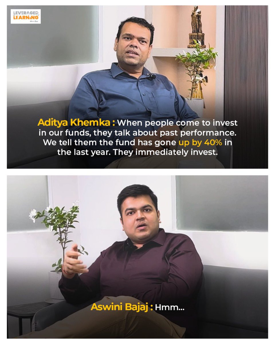 Leveragedlearn's tweet image. We chase falling stocks but avoid low-return funds.
Why? Investment Psychology.
A poor-performing fund may actually have better potential, because the base is low.
Don’t let short-term performance cloud long-term vision.
#Investment #Money #FinanceTips #AswiniBajaj