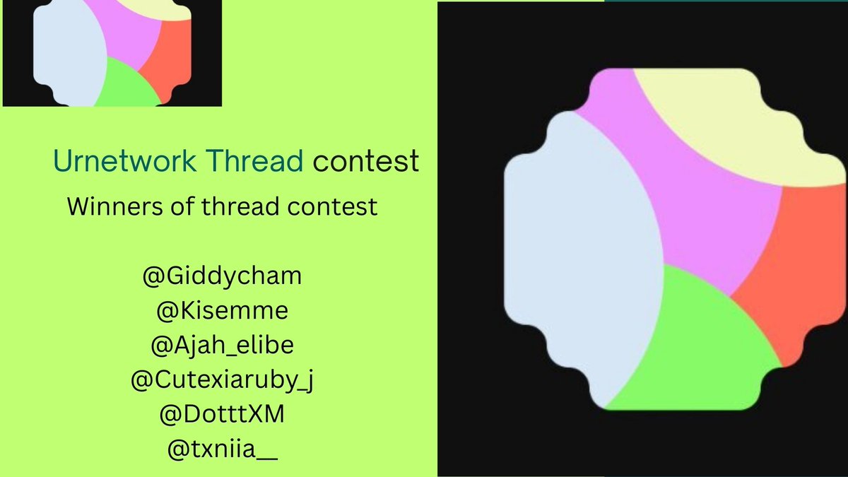 yo_ur_network's tweet image. This is a special appreciation to all the participants of the just concluded thread contest , although all entries were top-notch but only few winners can be chosen and here they are.
@Giddycham
@Kisemme
@Ajah_elibe
@Cutexiaruby_j
@DotttXM
@txniia__
Once again thank you all…