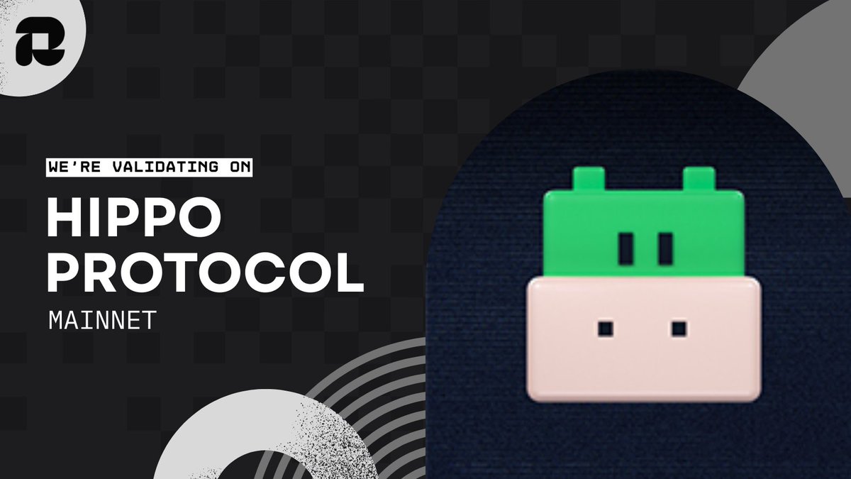 revonode_xyz's tweet image. We’re thrilled to announce we’re now validating @Hippo_Protocol Mainnet !

A Layer 1 blockchain revolutionizing healthcare with secure, HIPAA-compliant data sharing for AI, DeSci, &amp;amp; research, empowering patients &amp;amp; researchers.  

🔗Stake with Revonode: explorer.revonode.com/Hippo/staking/…