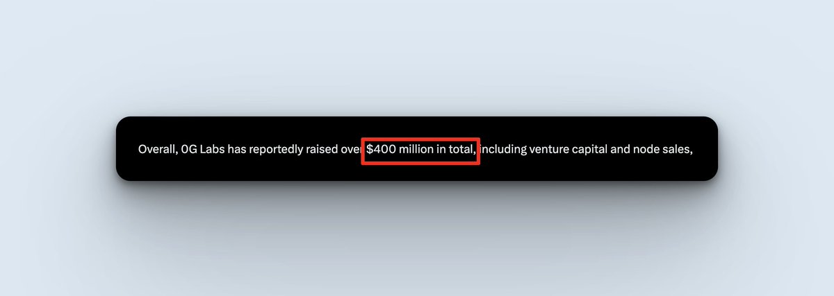 Jackhaldorsson's tweet photo. 0G Labs, has reportedly raised $400M across different rounds &amp; node sale

they've not specified how much torwards the @KaitoAI eco but might be a MEGA one

read @banditxbt post for the alpha https://t.co/b3pV2sN1dI
