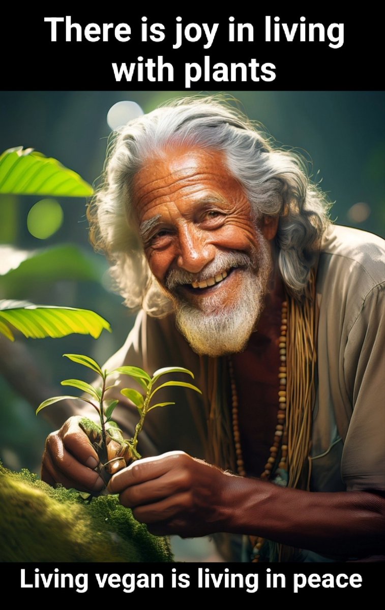 tonytheauthor's tweet image. A vegan world is a world filled with peace and love.
There are no dark places or grim spaces.
There is only light.