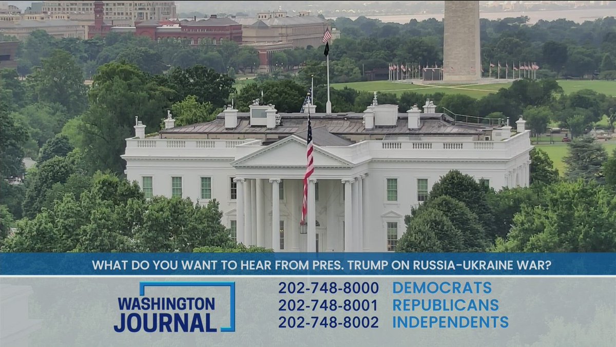cspanwj's tweet image. What do you want to hear from Pres. Trump on Russia-Ukraine war?

Join the discussion: tinyurl.com/2u3v87vr