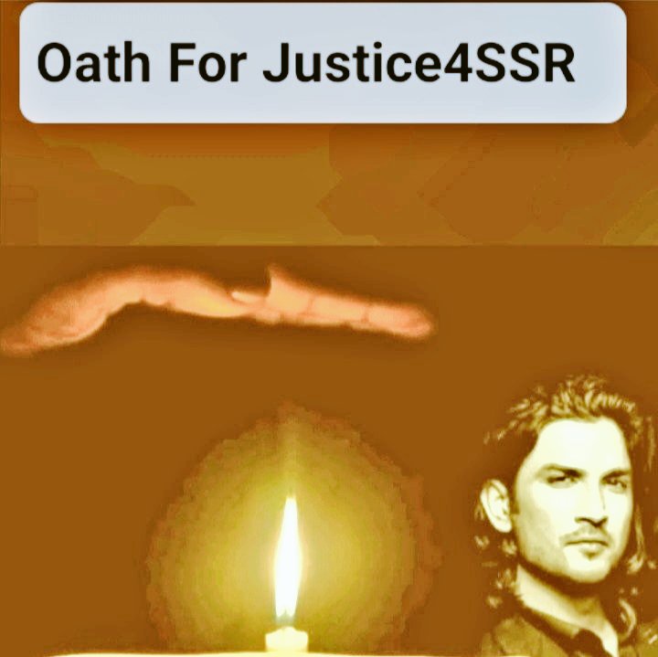 I am Purnima taking an #Oath that this campaign for justice 4SSR is not going anywhere until Justice is served 
Oath For Justice4SSR🔥
#JusticeForSushantSinghRajput 
#ArrestRheaChakraborty 
#BoycottBollywood 
<a href="/PMOIndia/">PMO India</a> 
<a href="/HMOIndia/">गृहमंत्री कार्यालय, HMO India</a> 
<a href="/CBIHeadquarters/">Central Bureau of Investigation (India)</a> 
<a href="/SCofIndia/">SupremeCourtOfIndia</a> 
<a href="/dir_ed/">ED</a> 
 <a href="/VPIndia/">Vice-President of India</a>