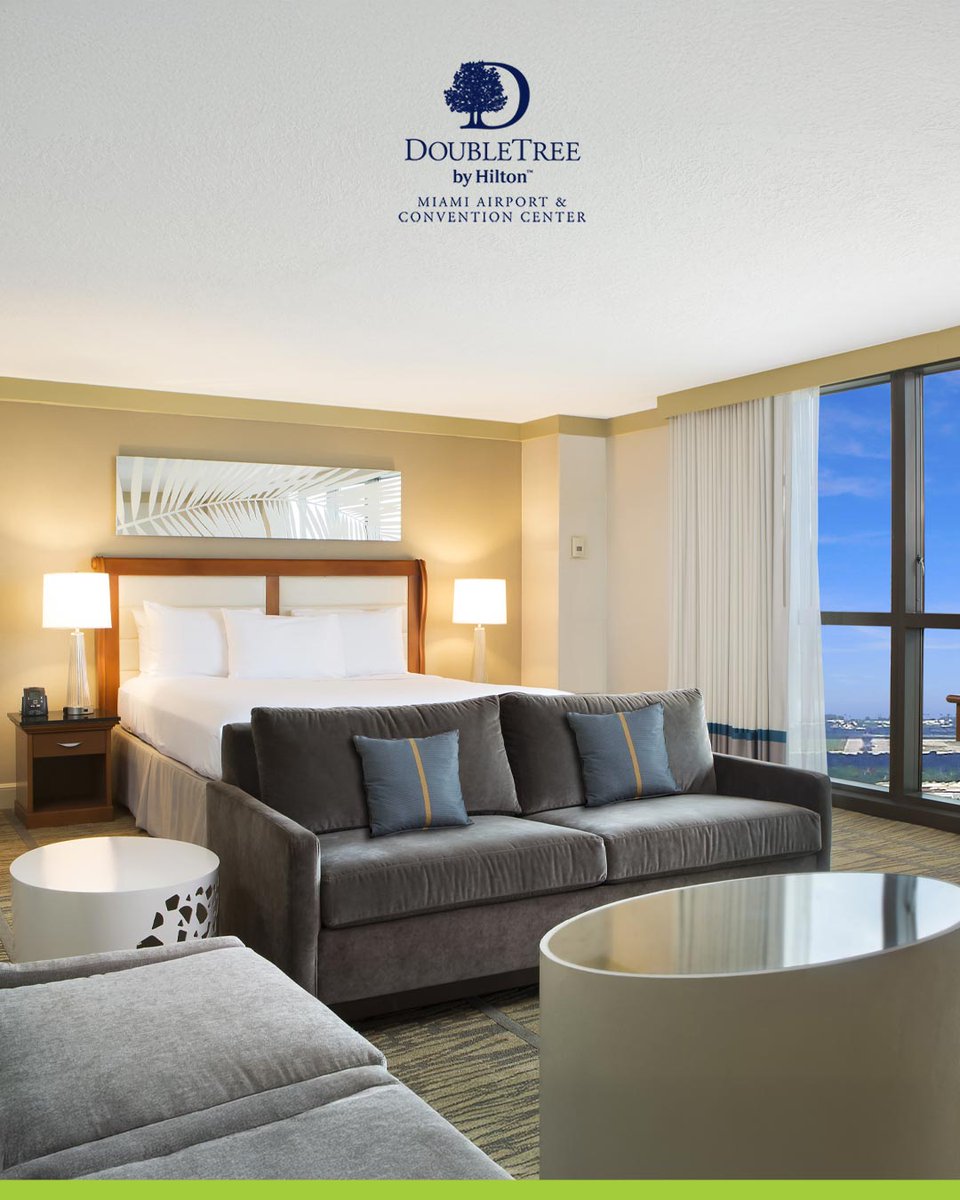 DoubleTreeMACC's tweet image. ☀️ Start your Miami mornings refreshed &amp;amp; energized!
Business trip or vacation — DoubleTree Miami blends comfort, convenience &amp;amp; location near the airport. ✈️🌴
#MiamiHotel #DoubleTreeMiami #BusinessTravel #LeisureTravel #AirportHotel #StayInStyle #RelaxAndRecharge