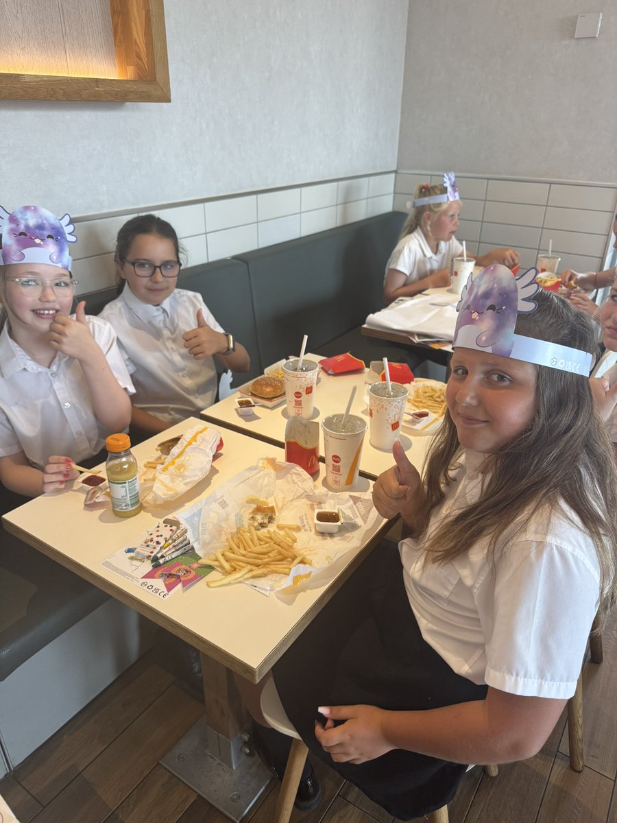 Upper phase McDonald’s reward trip for getting 100 or more Spa Stars this academic year 🙌🏼