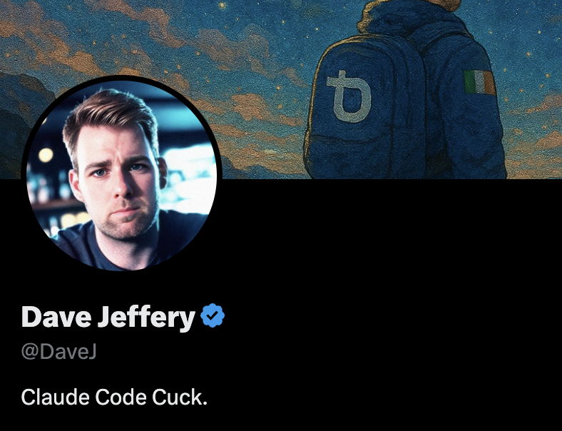 DaveJ's tweet image. updated bio to more accurately reflect my day-to-day.