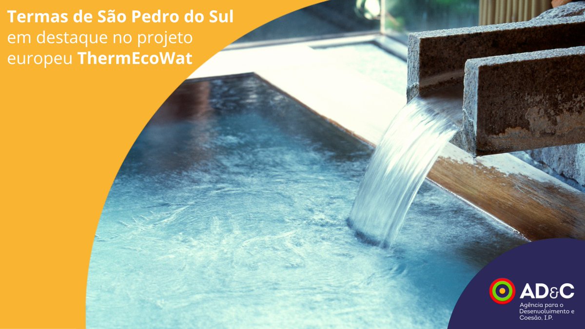 ♨️ As Termas de São Pedro do Sul são destaque na newsletter do projeto europeu ThermEcoWat, pelo seu contributo para um termalismo sustentável e inovador, alinhado com os objetivos climáticos da UE.

🌍 Saiba mais: tinyurl.com/ThermEcoWat