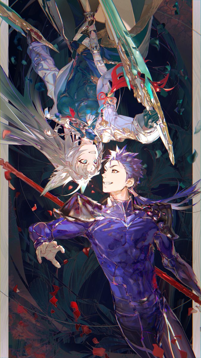 taiki99's tweet image. スターレイルxFate コラボ開催おめでとうございます!
素敵なコラボを祝して「美しき夢と聖杯」をテーマにしたランサーと飛霄のイラストを描かせていただきました。
#崩壊Fate元年 #スターレイルxFate #PR