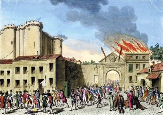 On this day in history in 1789, Revolutionaries in Paris stormed the Bastille, a royal fortress and prison seen as a symbol of tyranny, marking the start of the French Revolution. 

At dawn, crowds armed with makeshift weapons surrounded the Bastille. After hours of standoff, the