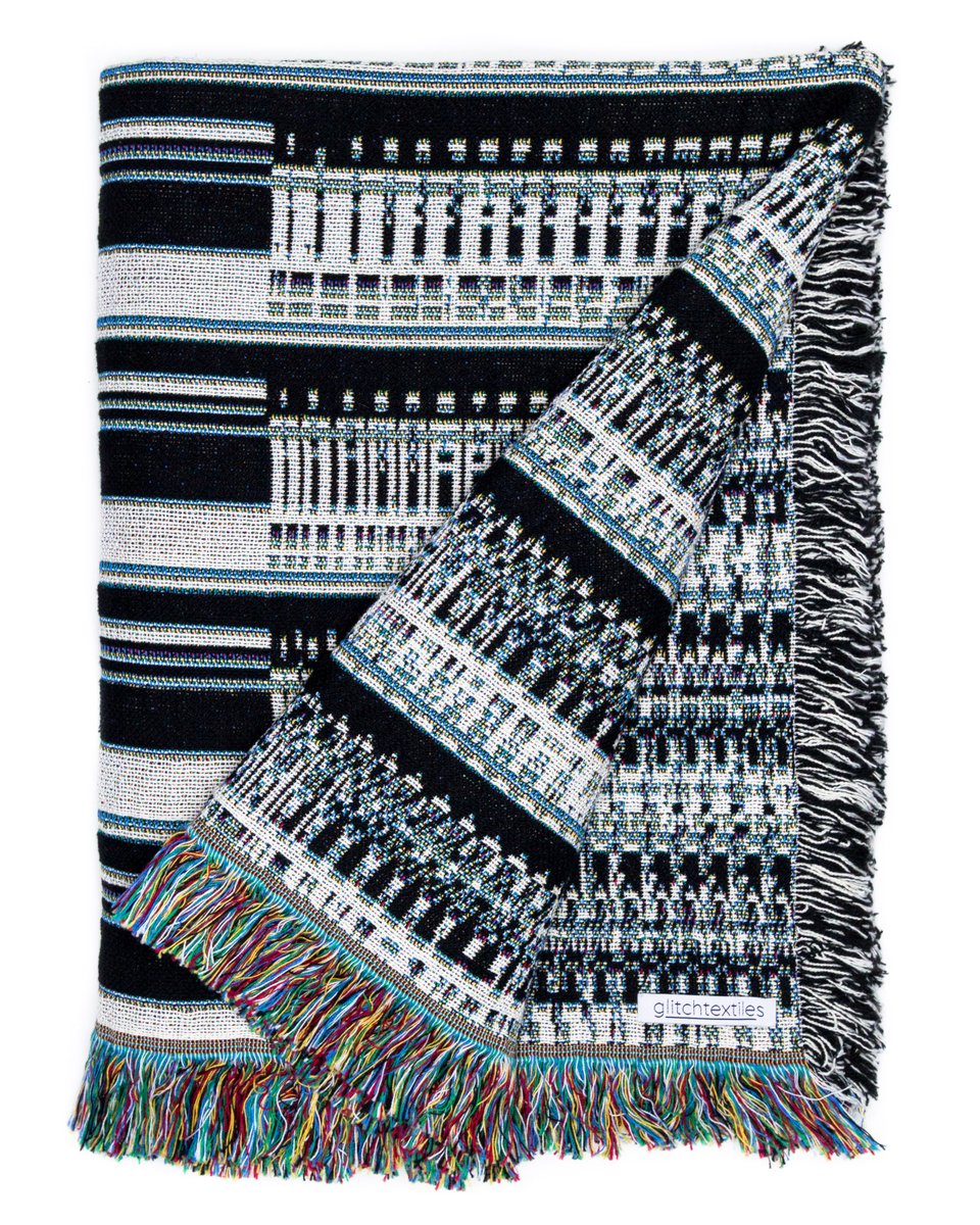 GlitchTextiles's tweet image. A Year In Code
1. Fields Of Green Throw - Front
2. iTunes Binary Throw - Folded
3. Vector Drift Throw - Front
glitchtextiles.com
#algorithmicdesign #data #processing #dataviz #imageprocessing #glitchtextiles #textiles #textiledesign #textileart #woven