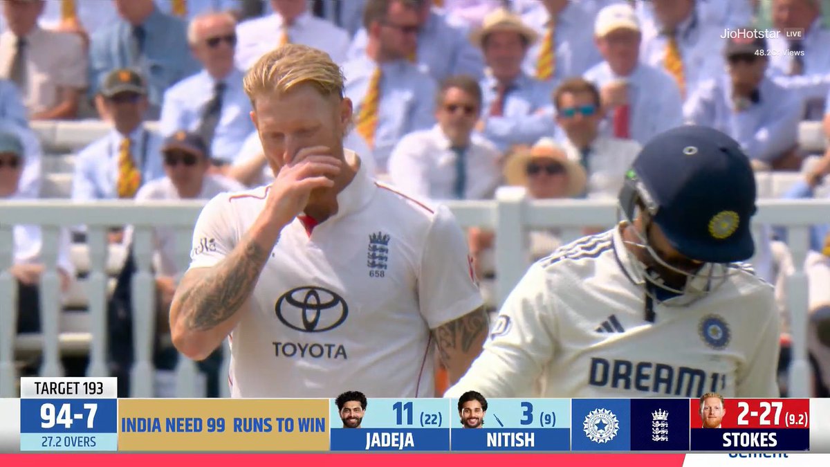 Vikkash2905's tweet image. 99 needed with last two batsman on the crease. Unbelievable bottling by Indian batters led by Gill.