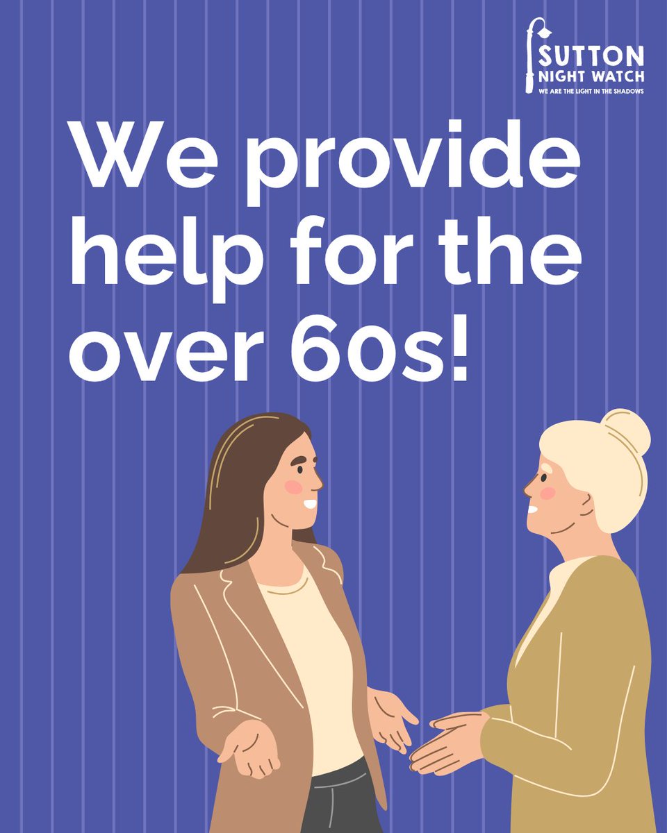 Snwhomeless's tweet image. Age doesn’t change the need for support 💬
We offer help and guidance for people over 60, or we can connect you to those who can.
No one should feel left behind. Learn more here: ow.ly/hObL50WeyZG
#SuttonNightWatch #GiveBack #Homeless #TogetherWeCan