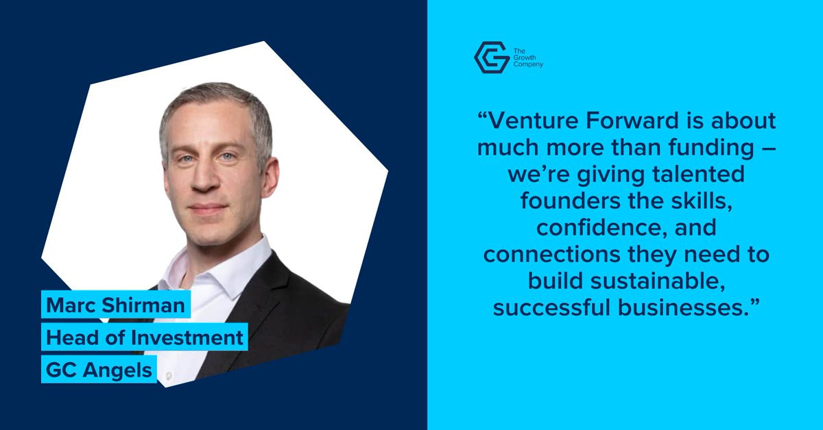 The Growth Company (@growthcouk) on Twitter photo GC Angels is proud to partner with <a href="/innovateuk/">Innovate UK</a> to deliver Venture Forward - a first-of-its-kind investor-led accelerator tackling barriers for underrepresented Northern entrepreneurs. ๐ค
Applications for Cohort 1 are now live: ow.ly/rqJl50Wp0fF
#InclusiveInvestment GC Angels is proud to partner with <a href="/innovateuk/">Innovate UK</a> to deliver Venture Forward - a first-of-its-kind investor-led accelerator tackling barriers for underrepresented Northern entrepreneurs. ๐ค
Applications for Cohort 1 are now live: ow.ly/rqJl50Wp0fF
#InclusiveInvestment