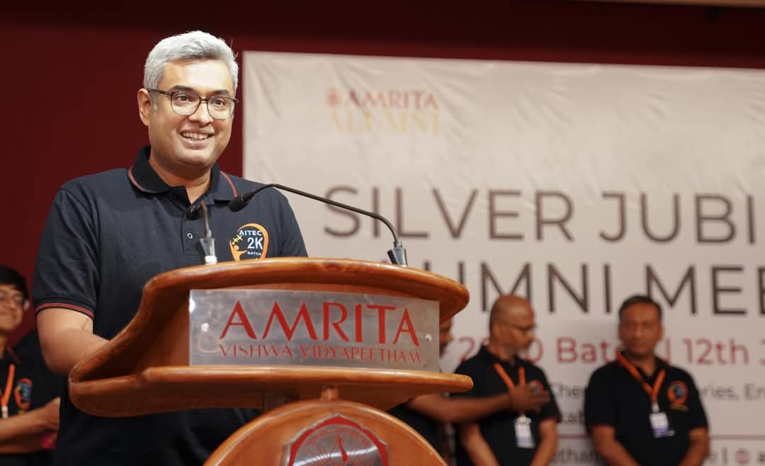 AMRITAedu's tweet image. #AITEC 2k Silver Jubilee Meet was a memorable and enriching event, bringing together #Amrita #alumni, faculty, &amp;amp; students for a day of connection, reflection, &amp;amp; inspiration. Alumni from the graduation batch of 2000 from our Coimbatore campus, then called AITEC, met at the campus.