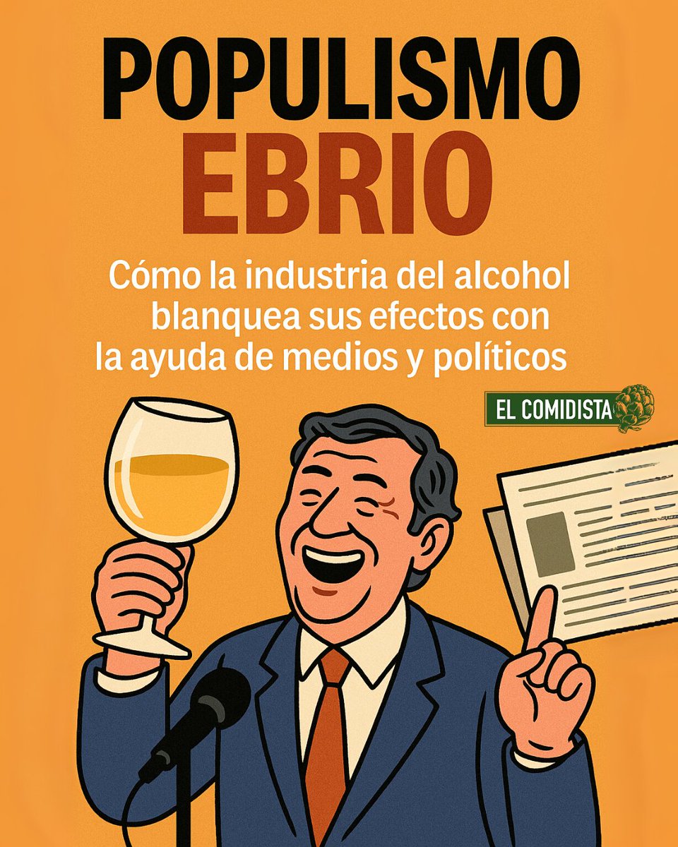 Juan Revenga (@juan_revenga) on Twitter photo Existe mucha frivolidad en la comunicación de bebidas alcohólicas en la clase política y medios.
Por eso la <a href="/WHO/">World Health Organization (WHO)</a> publica una guía para comunicar con responsabilidad sobre el alcohol, el <a href="/sanidadgob/">Ministerio de Sanidad</a> la aloja en su web y yo te lo cuento en <a href="/ElComidista/">El Comidista</a>
elpais.com/gastronomia/el… Existe mucha frivolidad en la comunicación de bebidas alcohólicas en la clase política y medios.
Por eso la <a href="/WHO/">World Health Organization (WHO)</a> publica una guía para comunicar con responsabilidad sobre el alcohol, el <a href="/sanidadgob/">Ministerio de Sanidad</a> la aloja en su web y yo te lo cuento en <a href="/ElComidista/">El Comidista</a>
elpais.com/gastronomia/el…