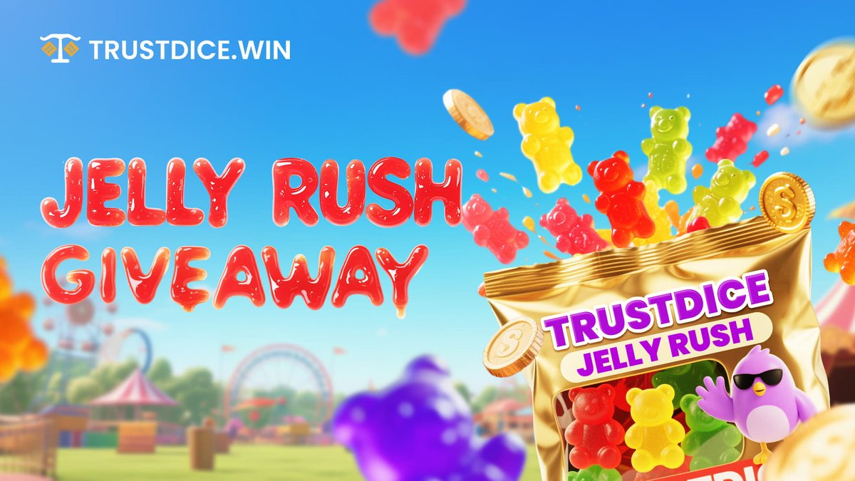 Trust_Dice's tweet image. ๐ ITโS A JELLY JULY! AND THE JELLY RUSH HAS LANDED! ๐๐ฅ
1000 bucks in prizes.ย
2 winners get $150.
Sticky sweet challenges.
Crypto-fueled chaos.
You in? ๐
๐จ How to enter:
โ
Follow us
๐ Like this post
๐ Repost
๐ฌ Comment #TDJellyRush + your username (please don't forgetโฆ