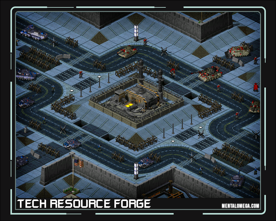 speeder_mo's tweet image. Capturing the new Tech Resource Forge will begin a countdown, creating a mini &quot;King of the Hill&quot; round in a skirmish. If a player can hold it long enough, a hefty one-time cash bonus is granted, after which the Forge is removed from the battlefield and no one else can use it.